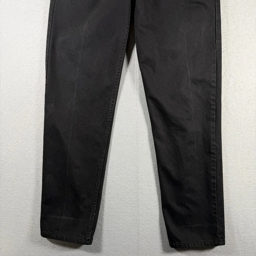 Vintage Levis 550 Relaxed Fit Jeans Mens W34 L34 Black Denim Pants‎ Y2K